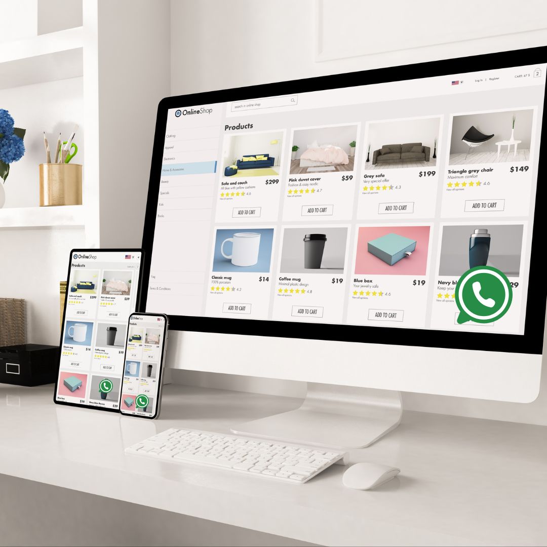 website with WhatsApp integration
