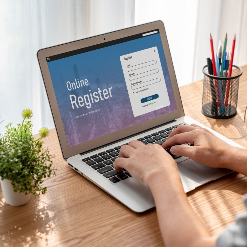website with lead form enabled
