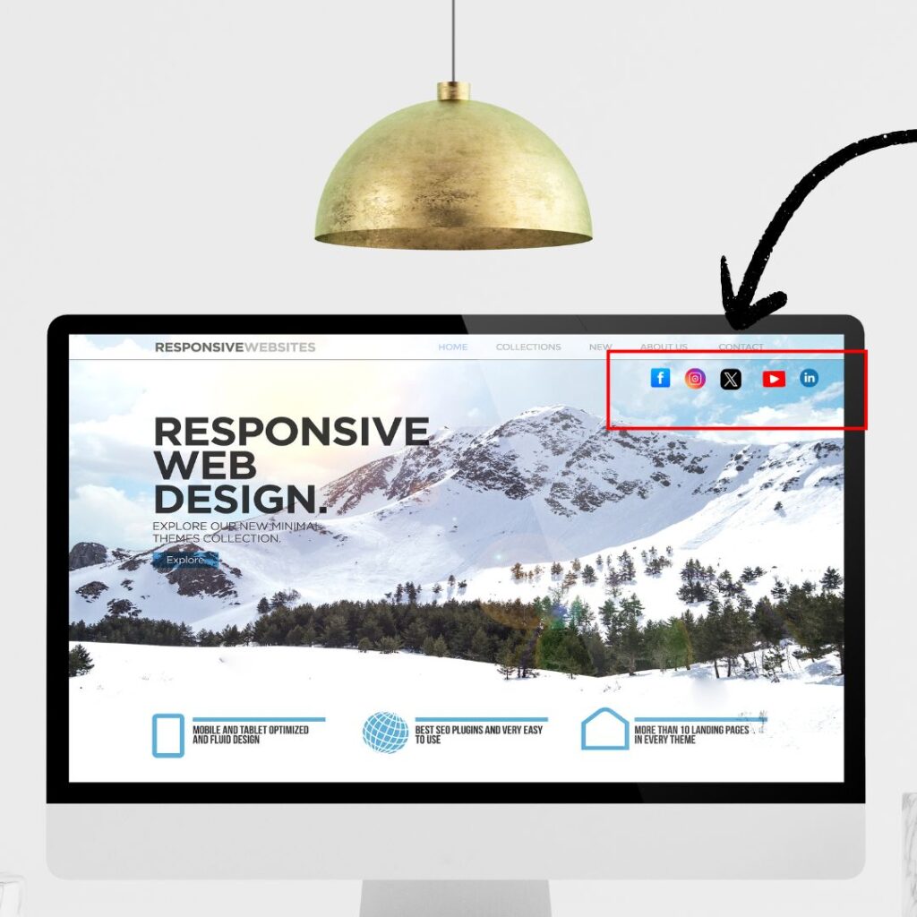 website with social media integration